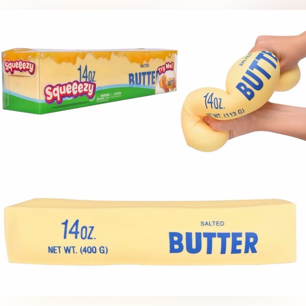 Viral Squeezy Butter Stress Toy - ships next day!